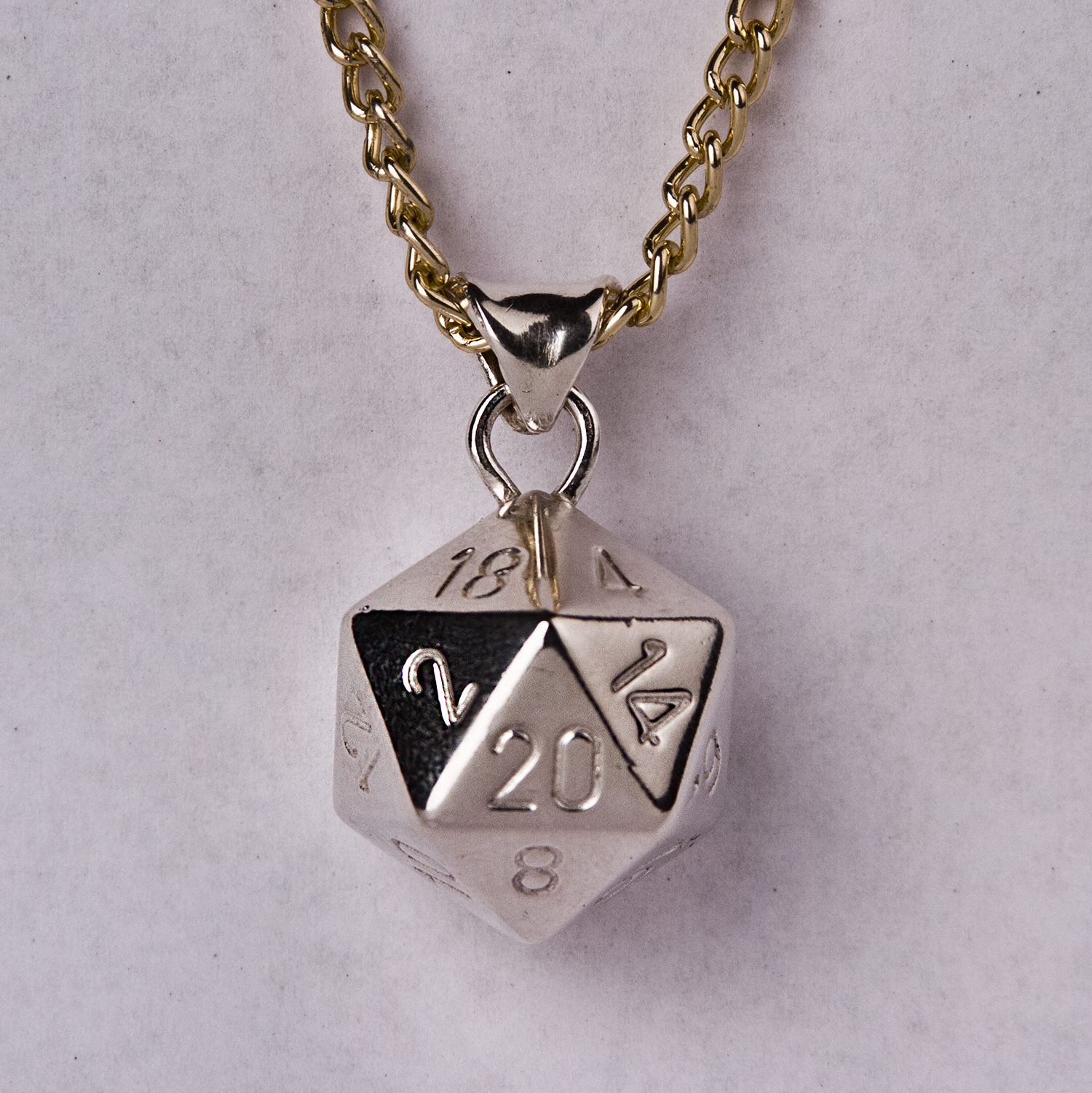 BFA] D20 Necklace — WMV Metalsmithing